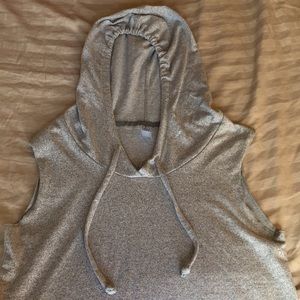 Alternative grey muscle hoodie s/m